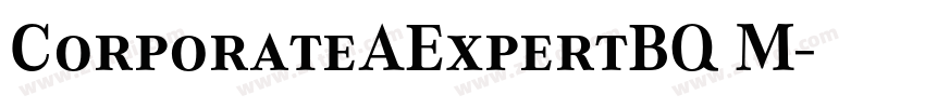 CorporateAExpertBQ M字体转换
